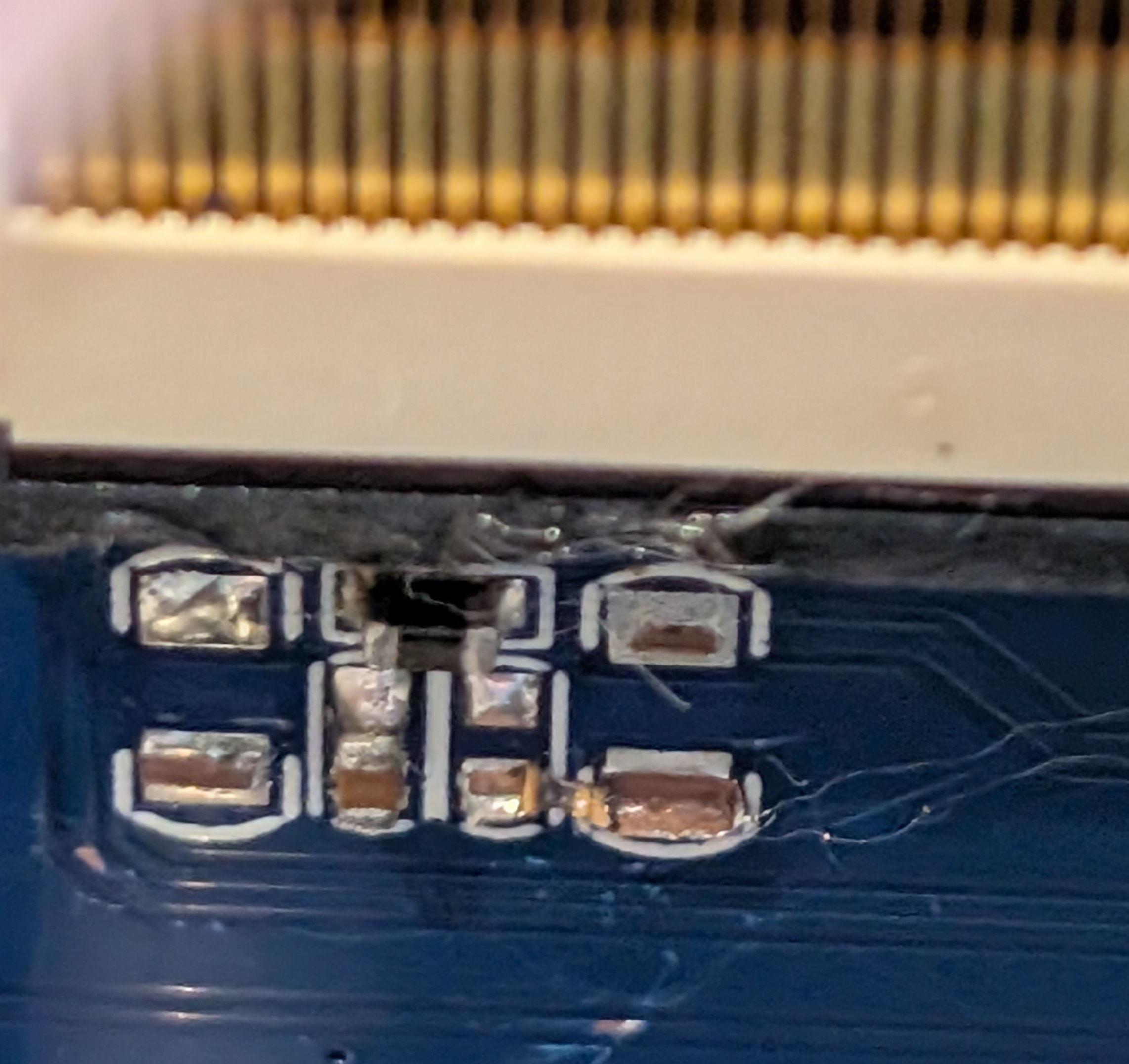 damaged components